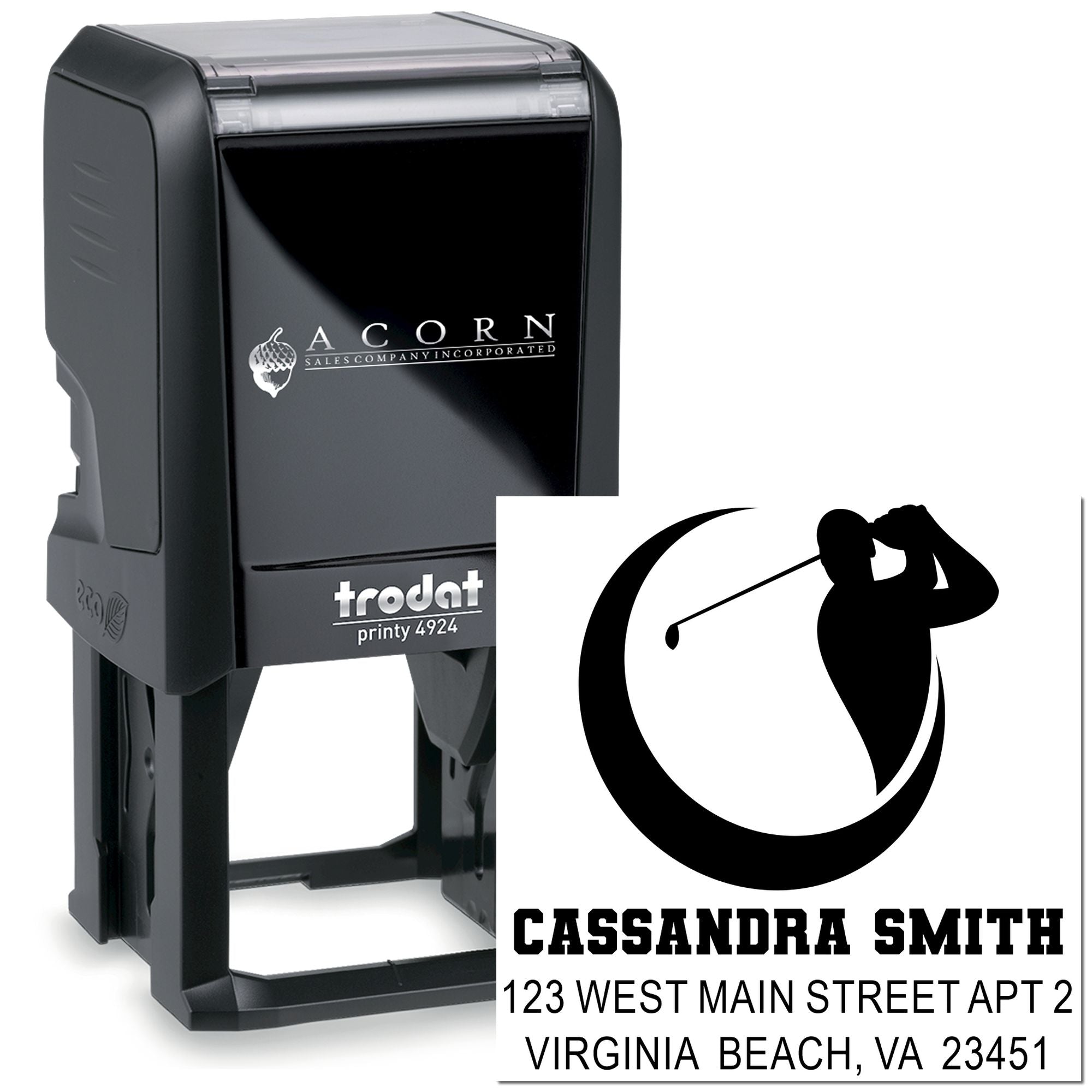 Celestial Elegance Design Self-Inking Stamp