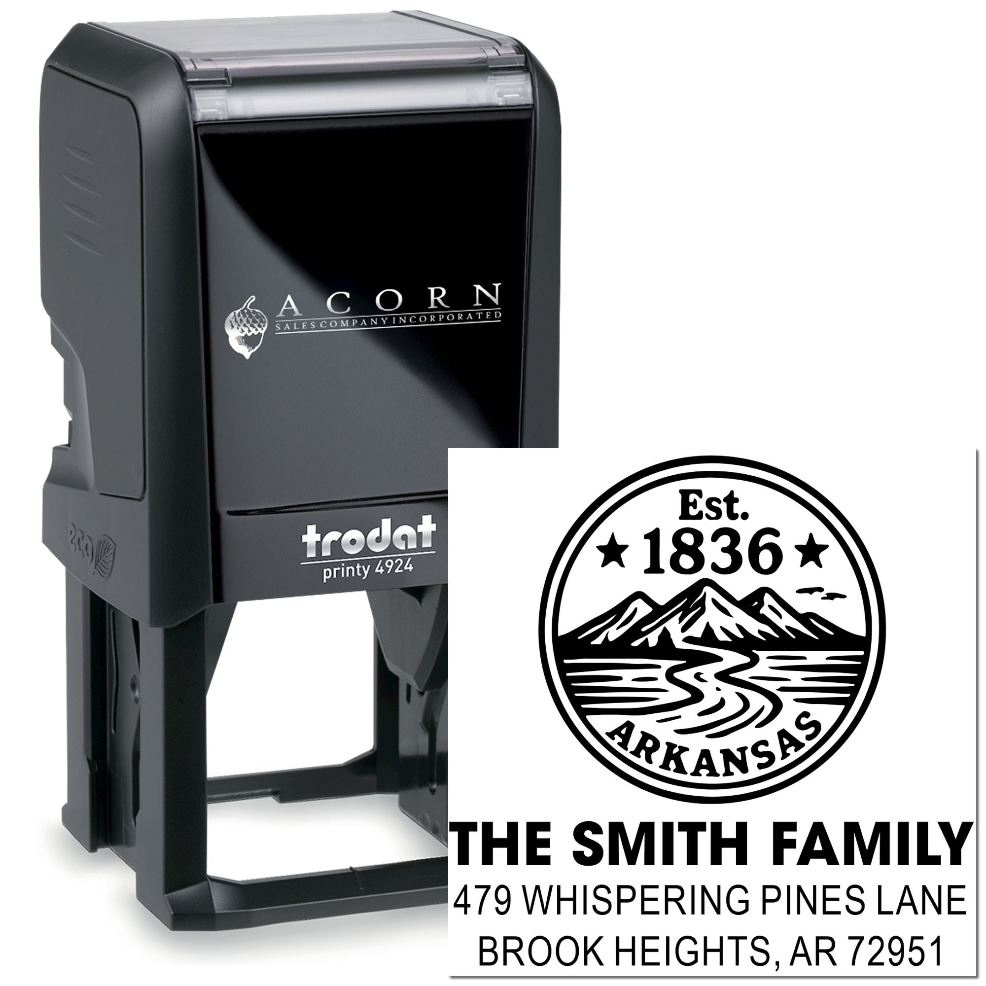 Mountain River Seal Self-Inking