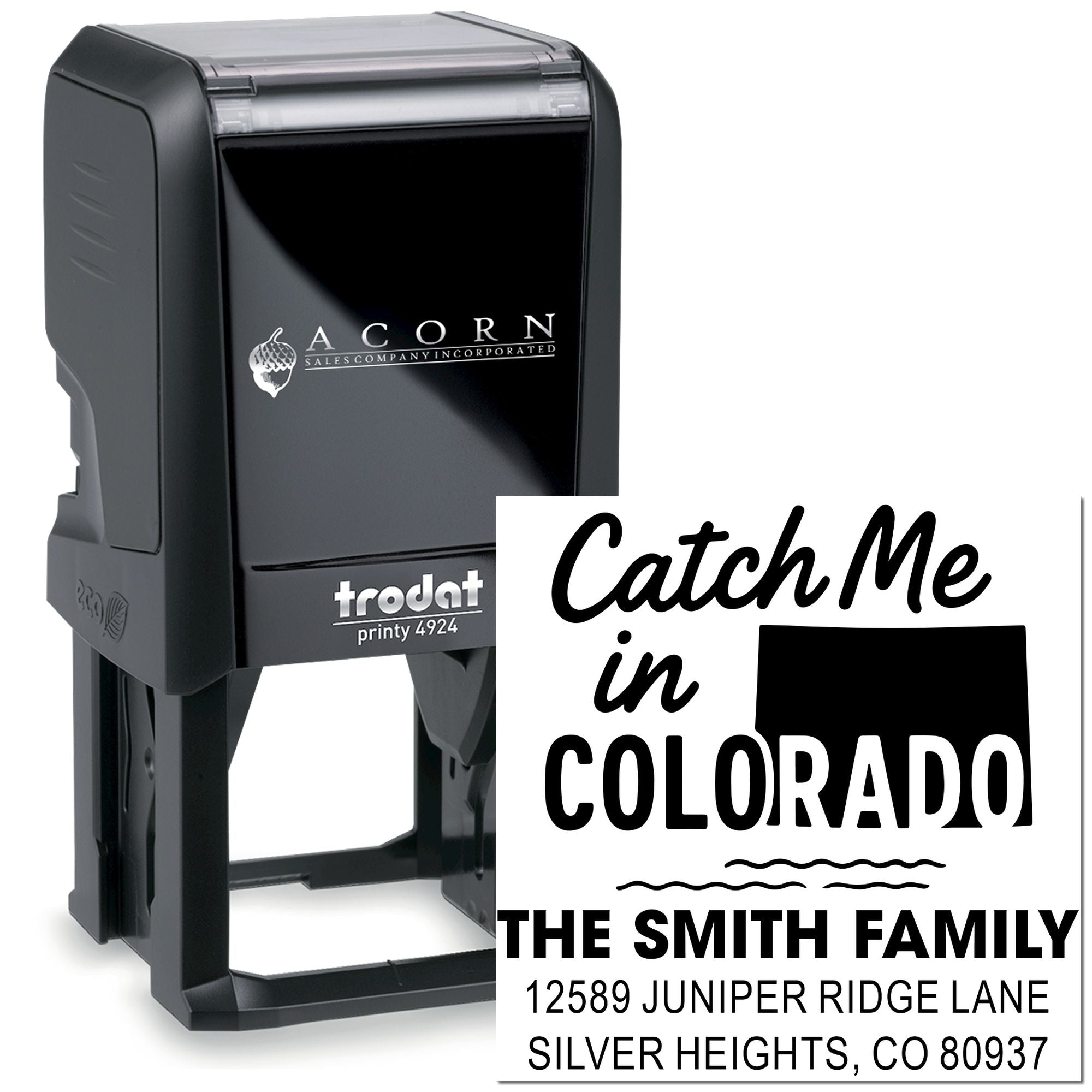 Catch Colorado Vibes Self-Inking Stamp