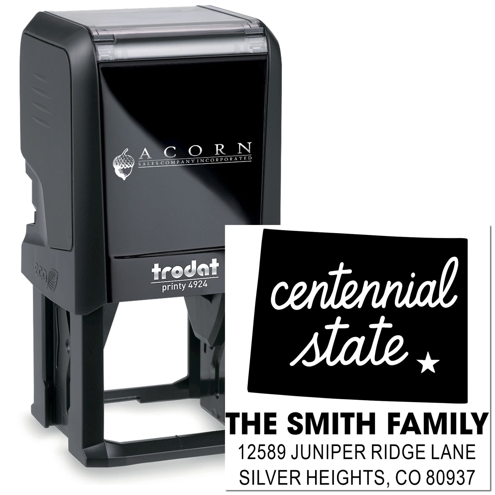 Centennial State Charm Self-Inking Stamp