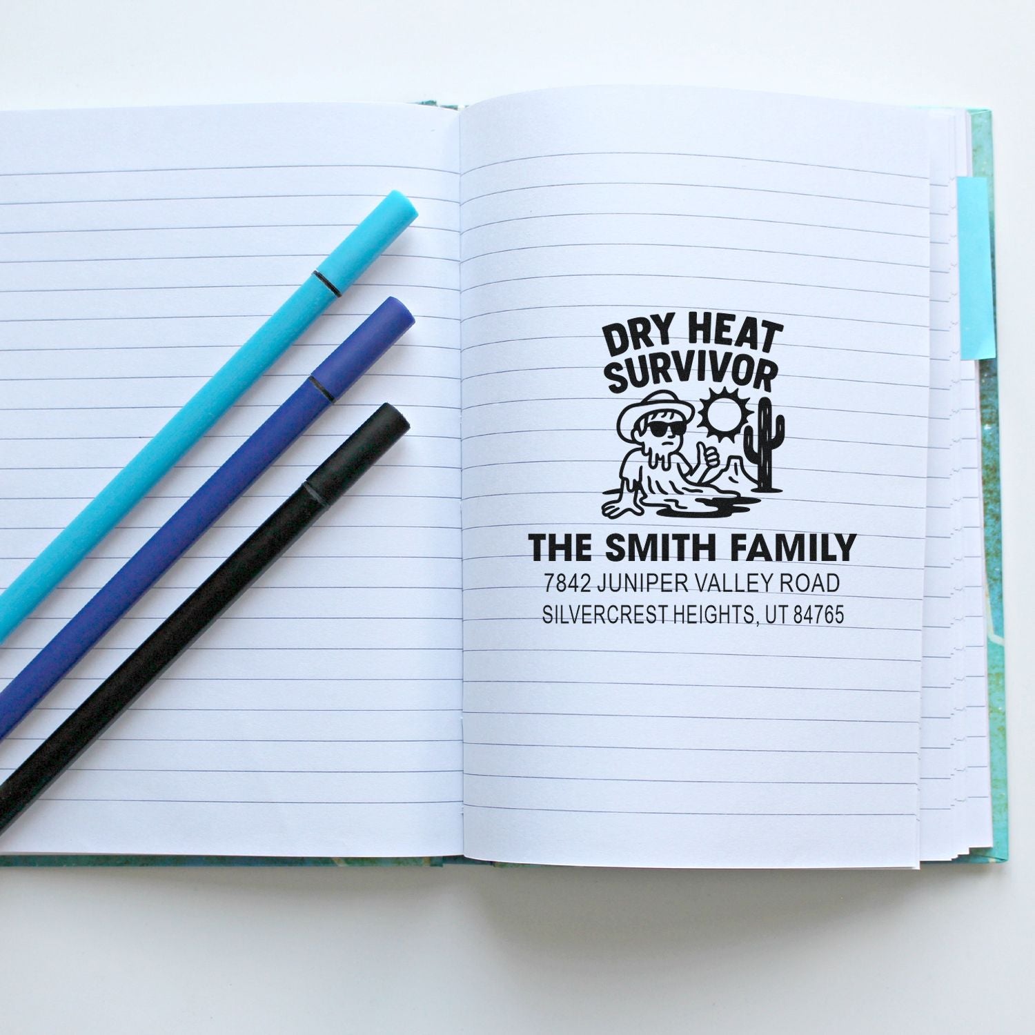 Dry Heat Survivor Self-Inking Stamp