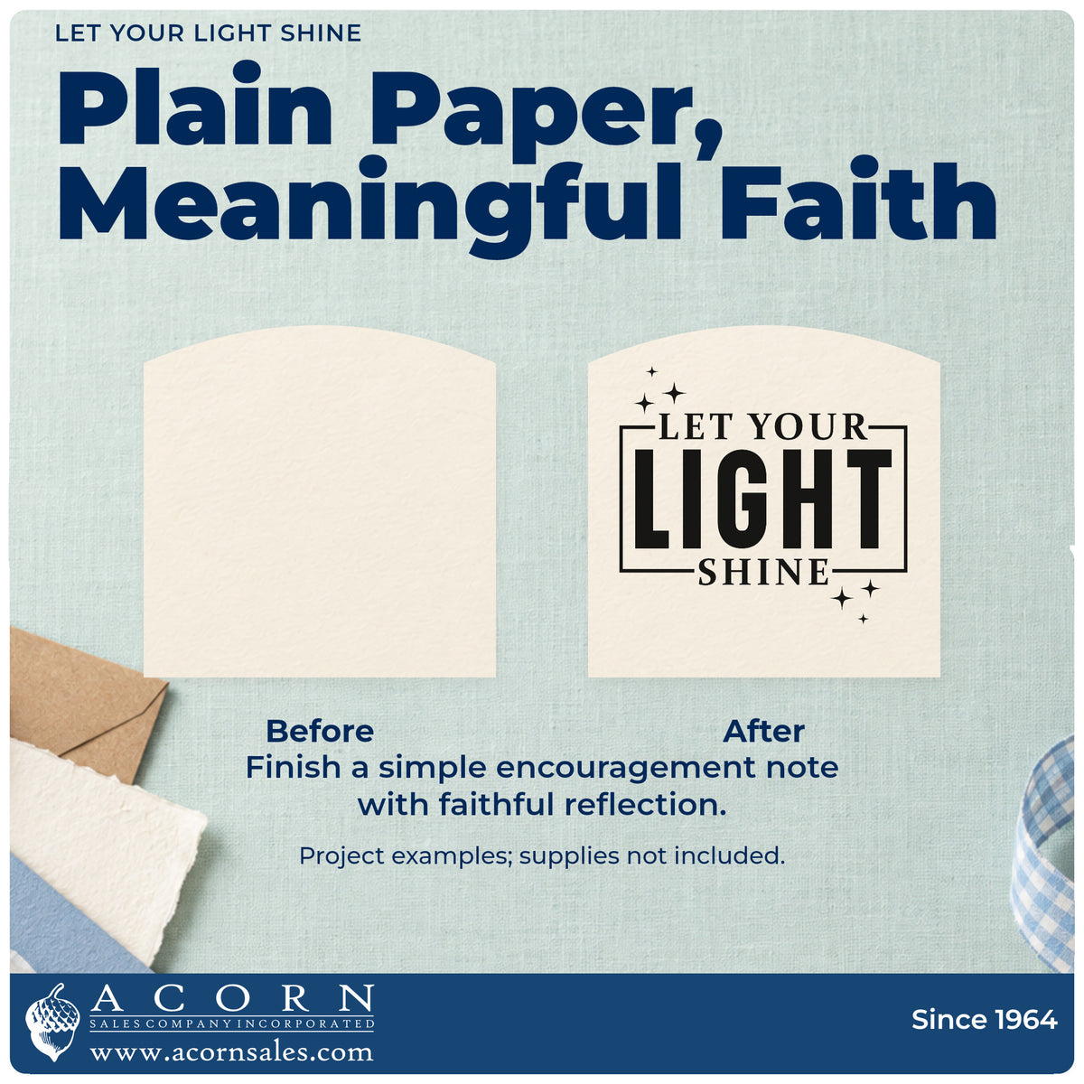 Let Your Light Shine With Sparkles Rubber Stamp – Duo Hand adding the finishing touch to handmade gifts and packaging.