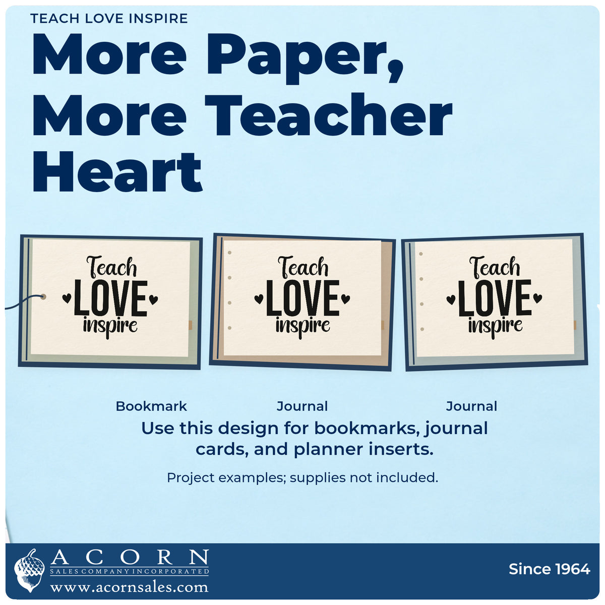 Three project examples made with the Teach Love Inspire With Hearts Hand Stamp – Duo, including heart token crafts.