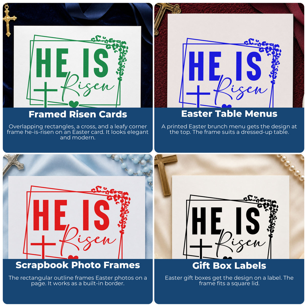 Faith-based rubber stamps for Bible journaling, scrapbooking, prayer cards, and church event favors.