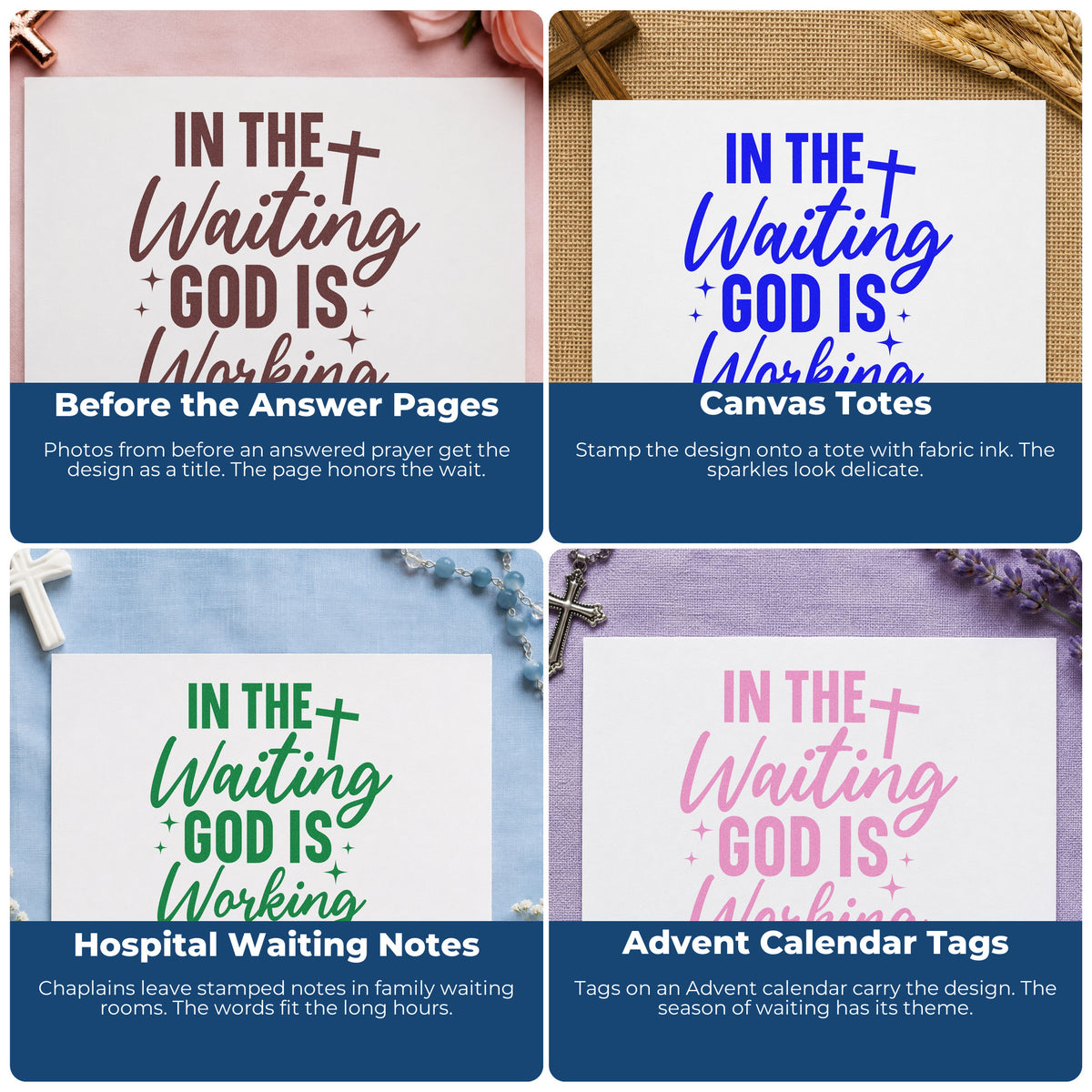 Bible verse rubber stamp ideas for gift tags, faith mail art, Christian planners, and Sunday school crafts.