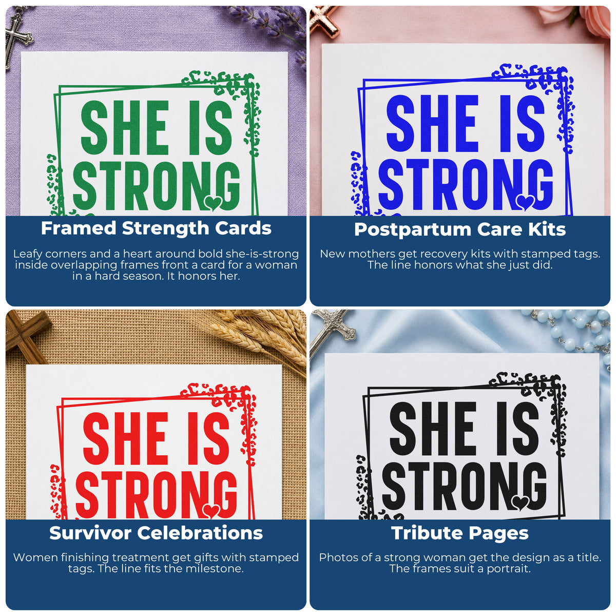 Rubber stamp ideas for Bible journaling, faith-based scrapbooking, prayer cards, and church event favors with Christian verses.