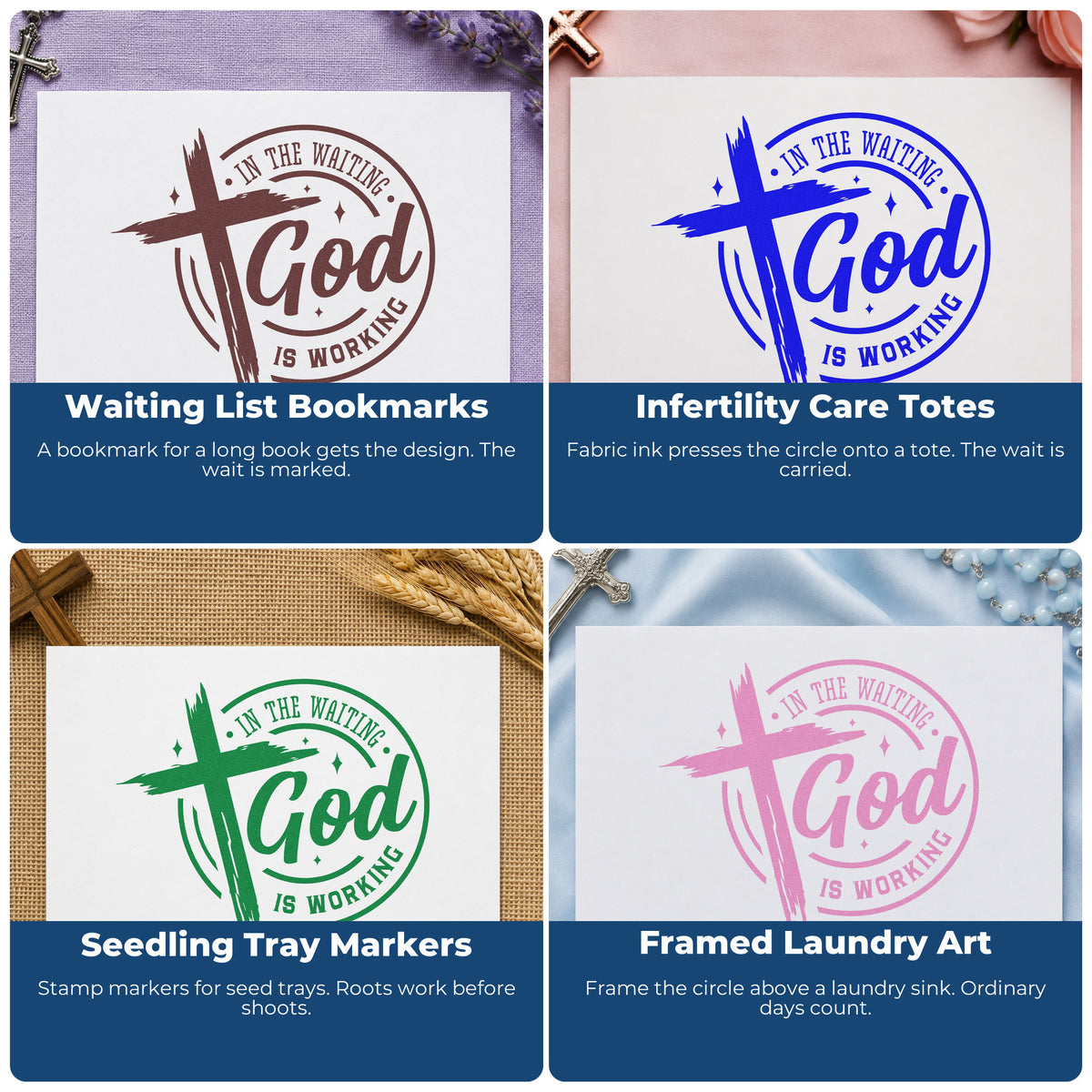 Christian rubber stamp ideas for gift tags, mail art, planners, and Sunday school crafts with Bible verse designs.