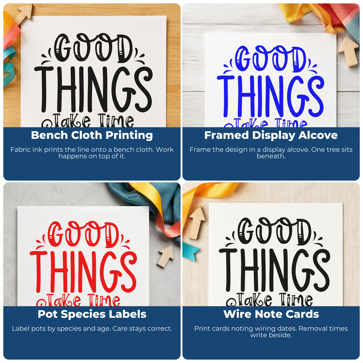 Motivational rubber stamp designs for planners, sticky notes, vision boards, and habit trackers with uplifting quote impressions.