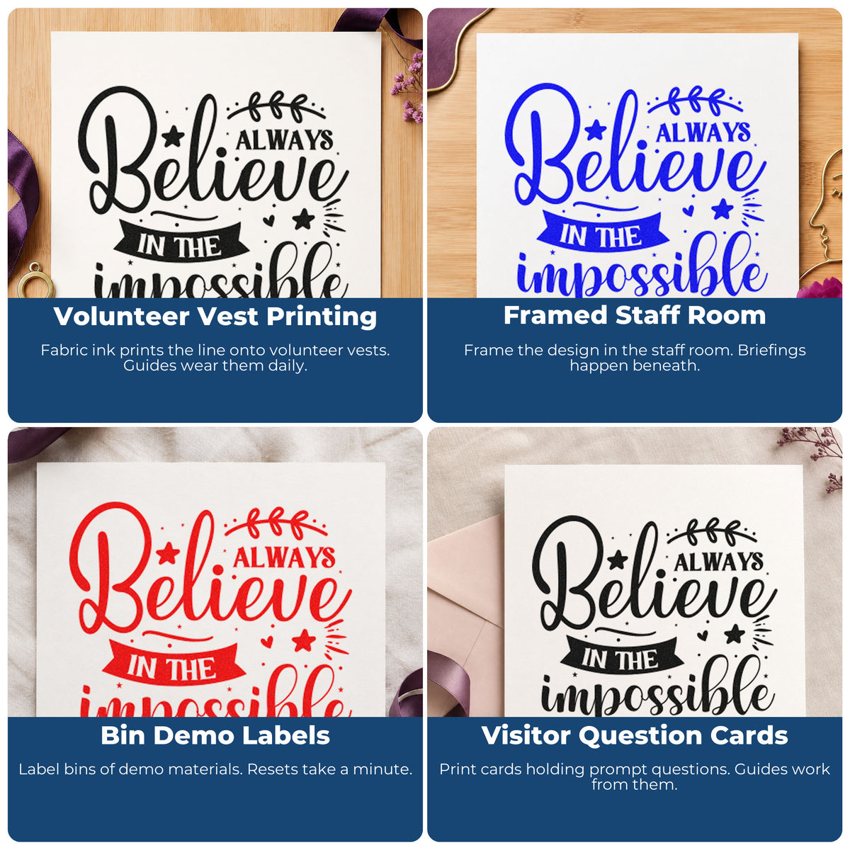 Motivational rubber stamps for habit trackers, vision boards, sticky notes, and personal planners with uplifting quote designs.