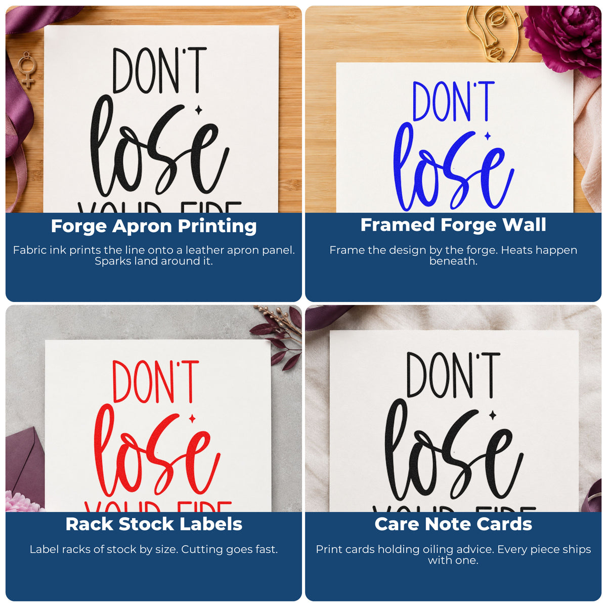 Motivational rubber stamps for habit trackers, vision boards, sticky notes, and planners with uplifting quotes.