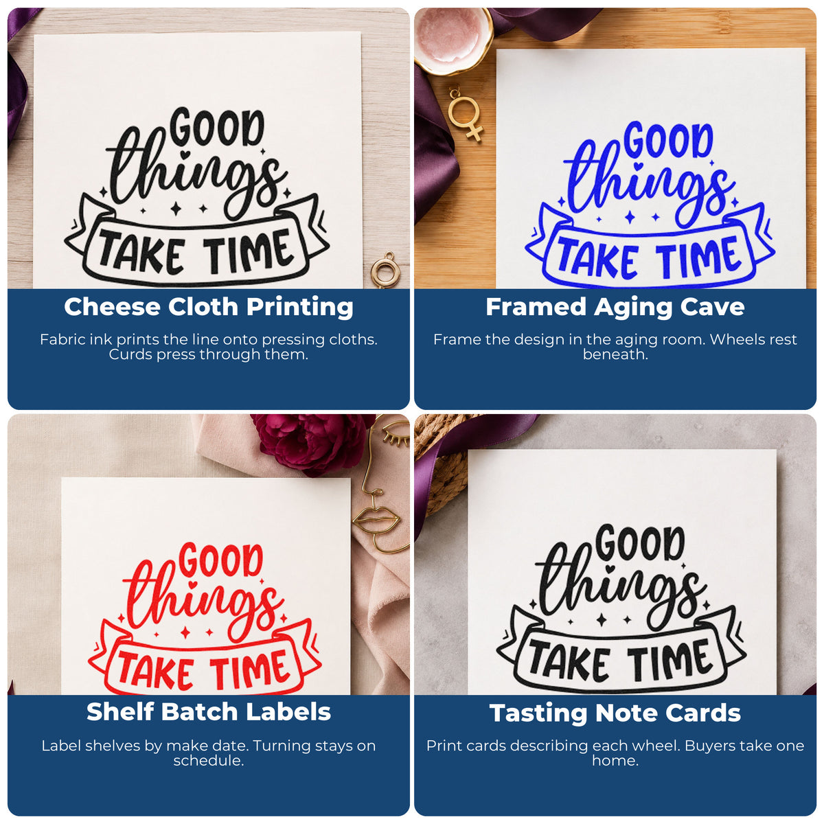 Motivational rubber stamp designs for habit trackers, vision boards, sticky notes, and planners with uplifting quotes.