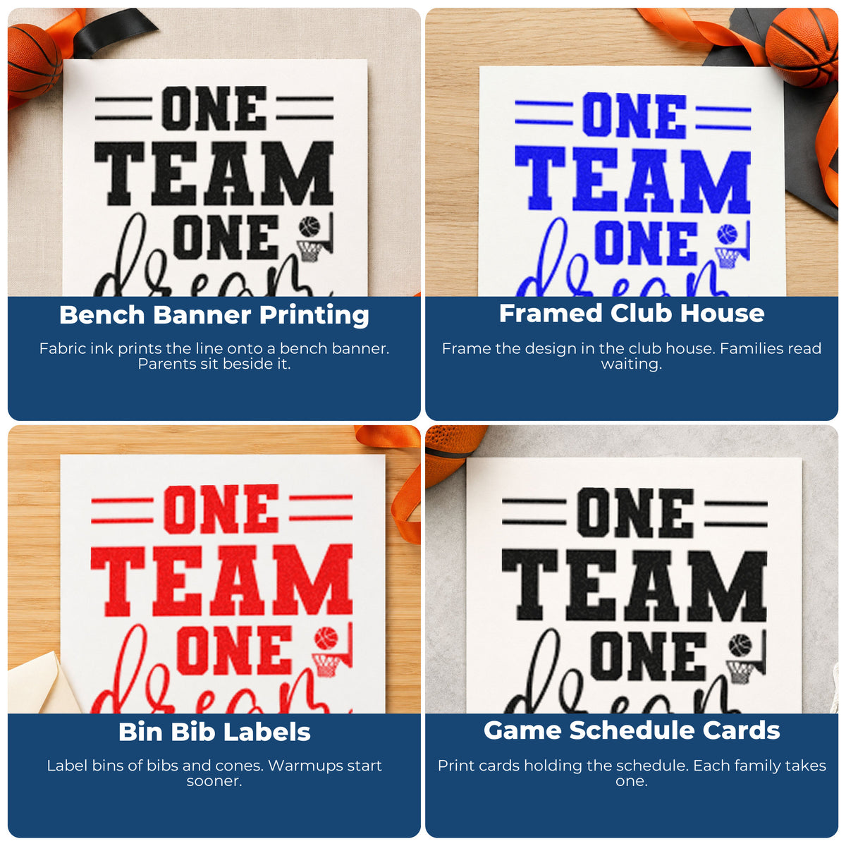 Basketball rubber stamps for planners, flyers, kids crafts, and handmade packaging with motivational sports phrases.