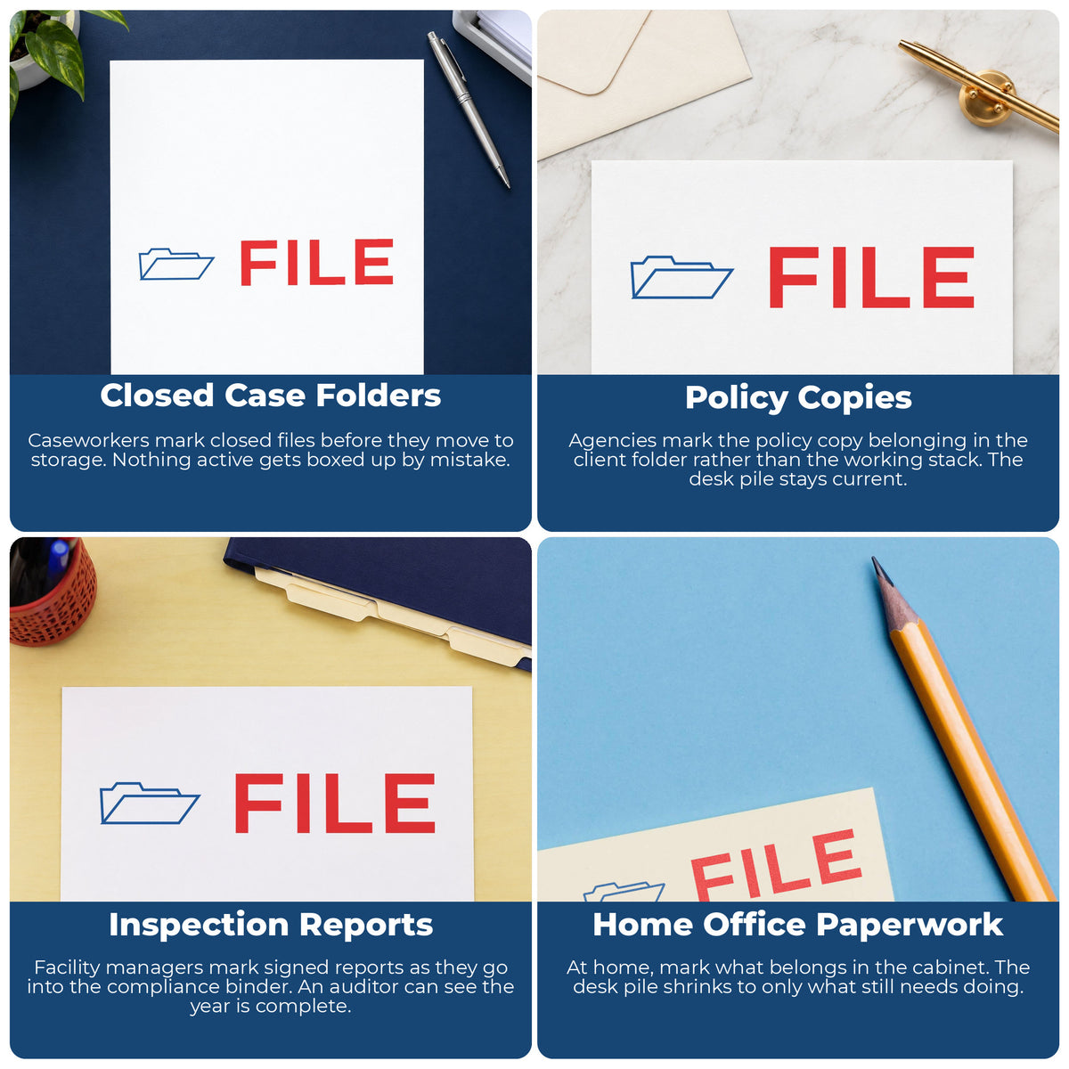 More ways to use the "File" imprint from the File Stamp