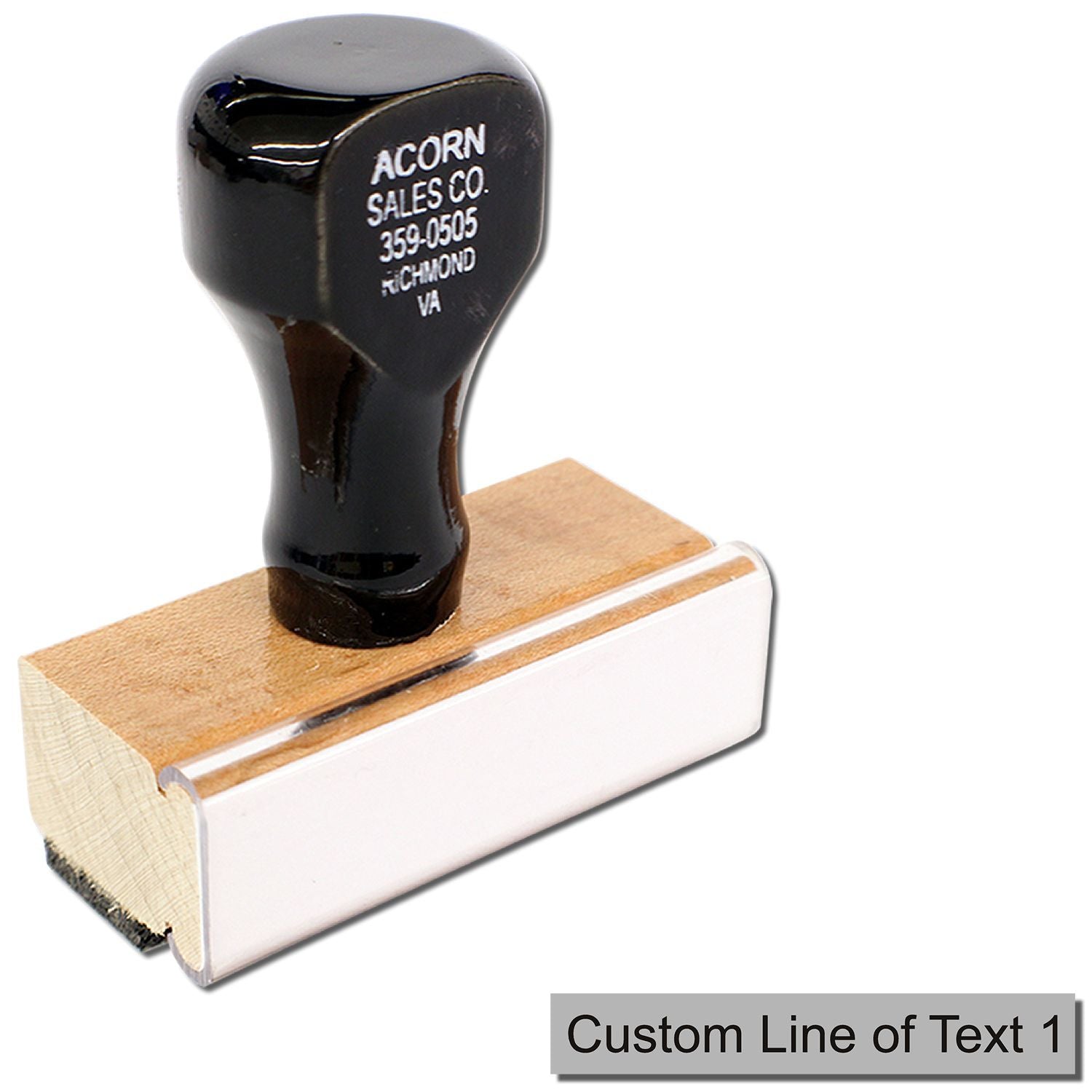 1 Line Regular Rubber Stamp Main Image