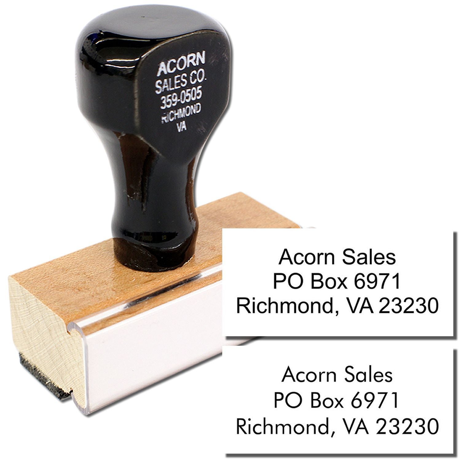 3 Line Address Stamp Regular Rubber Stamp Main Image