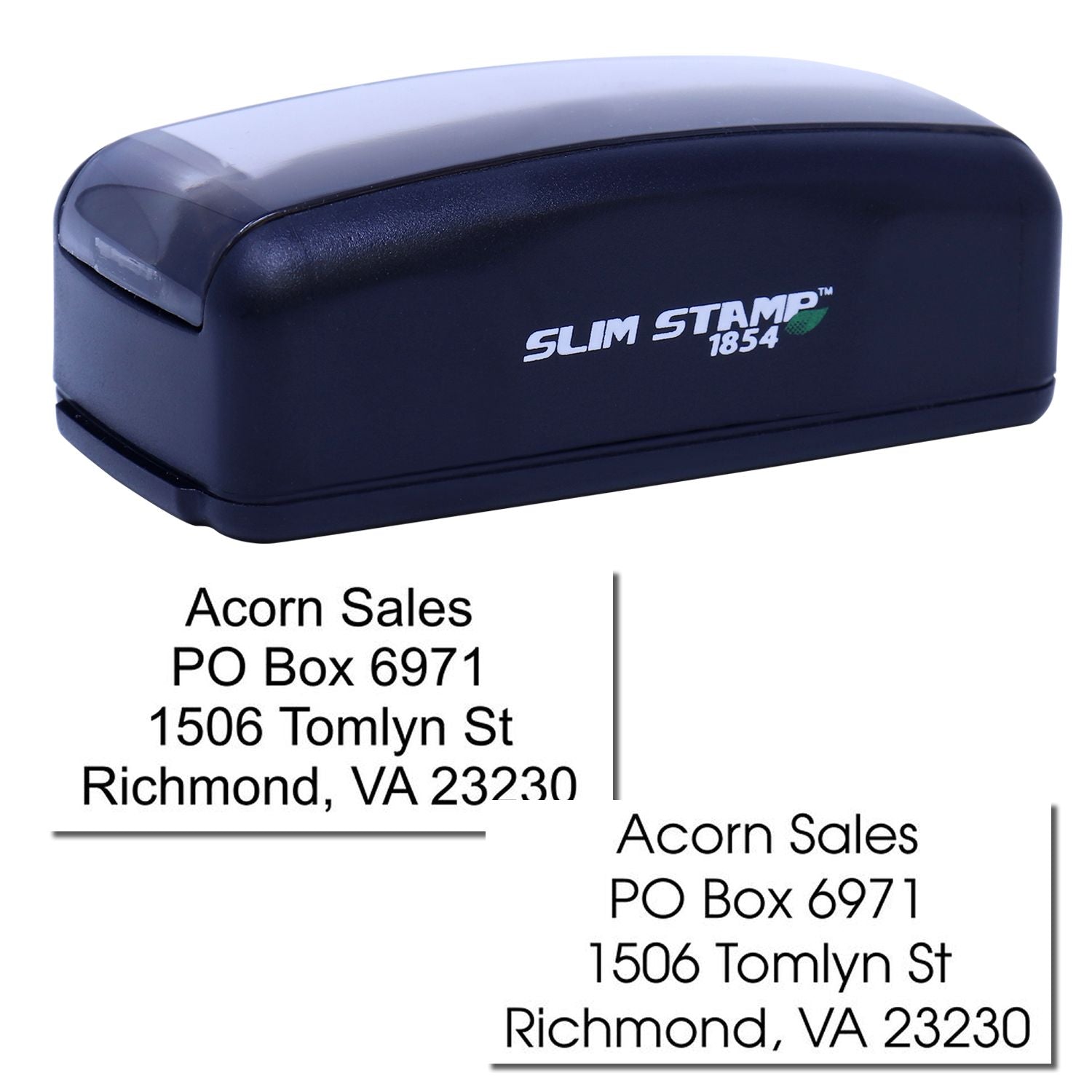 4 Line Slim Address Stamp Main Image