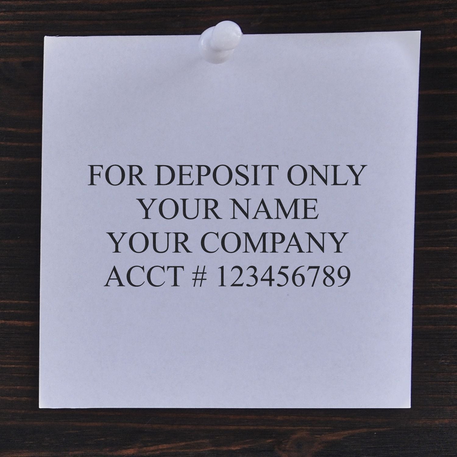 4 Line Slim Check Endorsement Stamp Ces 6 In Use 2