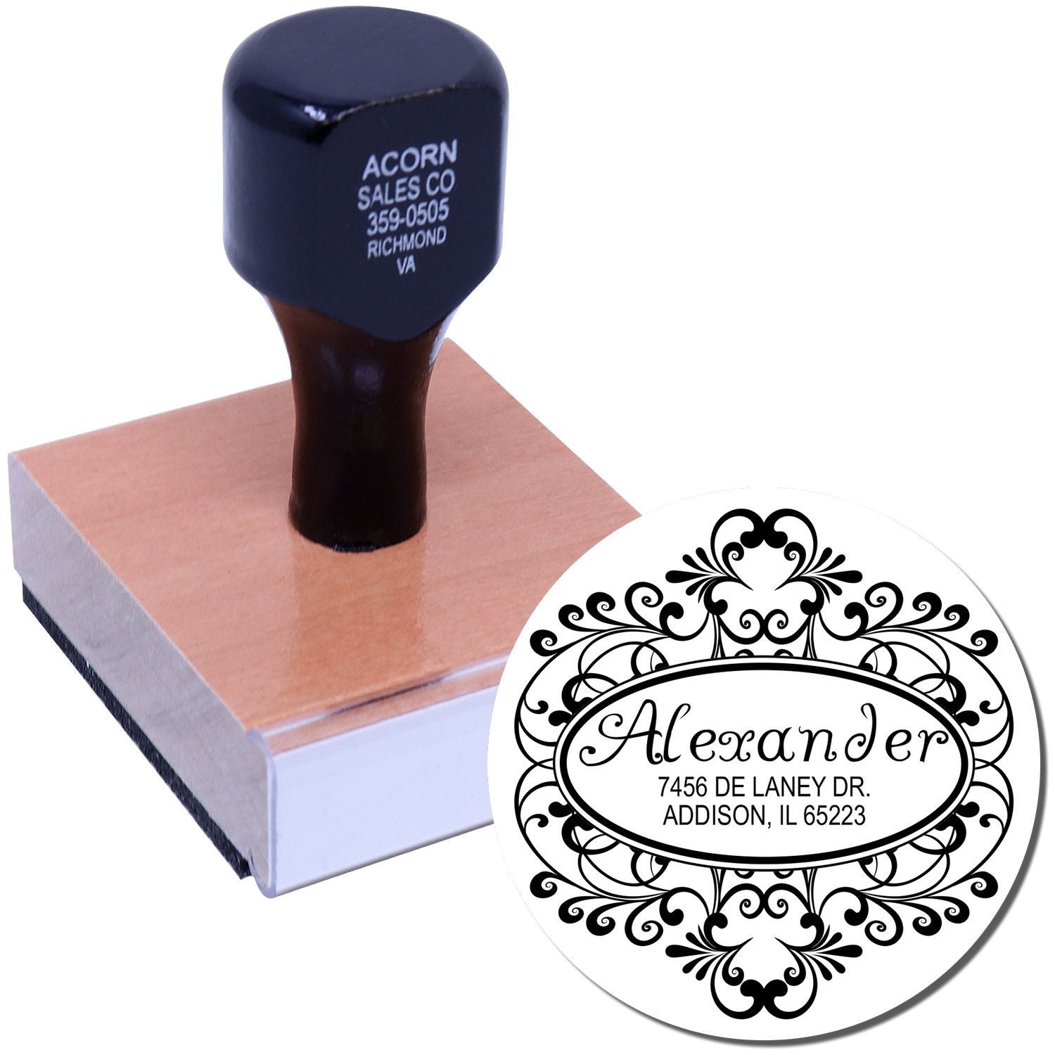 A Yummy Apology Address Rubber Stamp