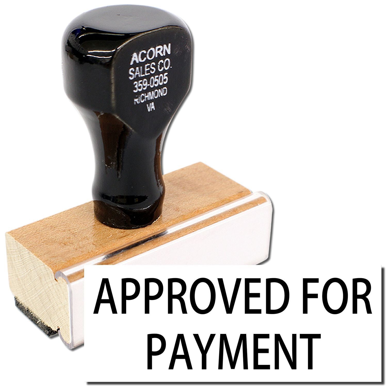 Approved For Payment Rubber Stamp Main Image
