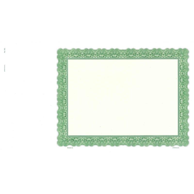 Goes 742 Blank Certificate Main Picture