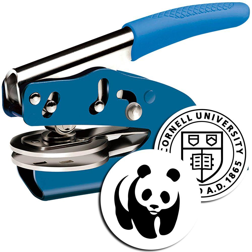 Blue Handheld Soft Custom Artwork Embosser Main Image