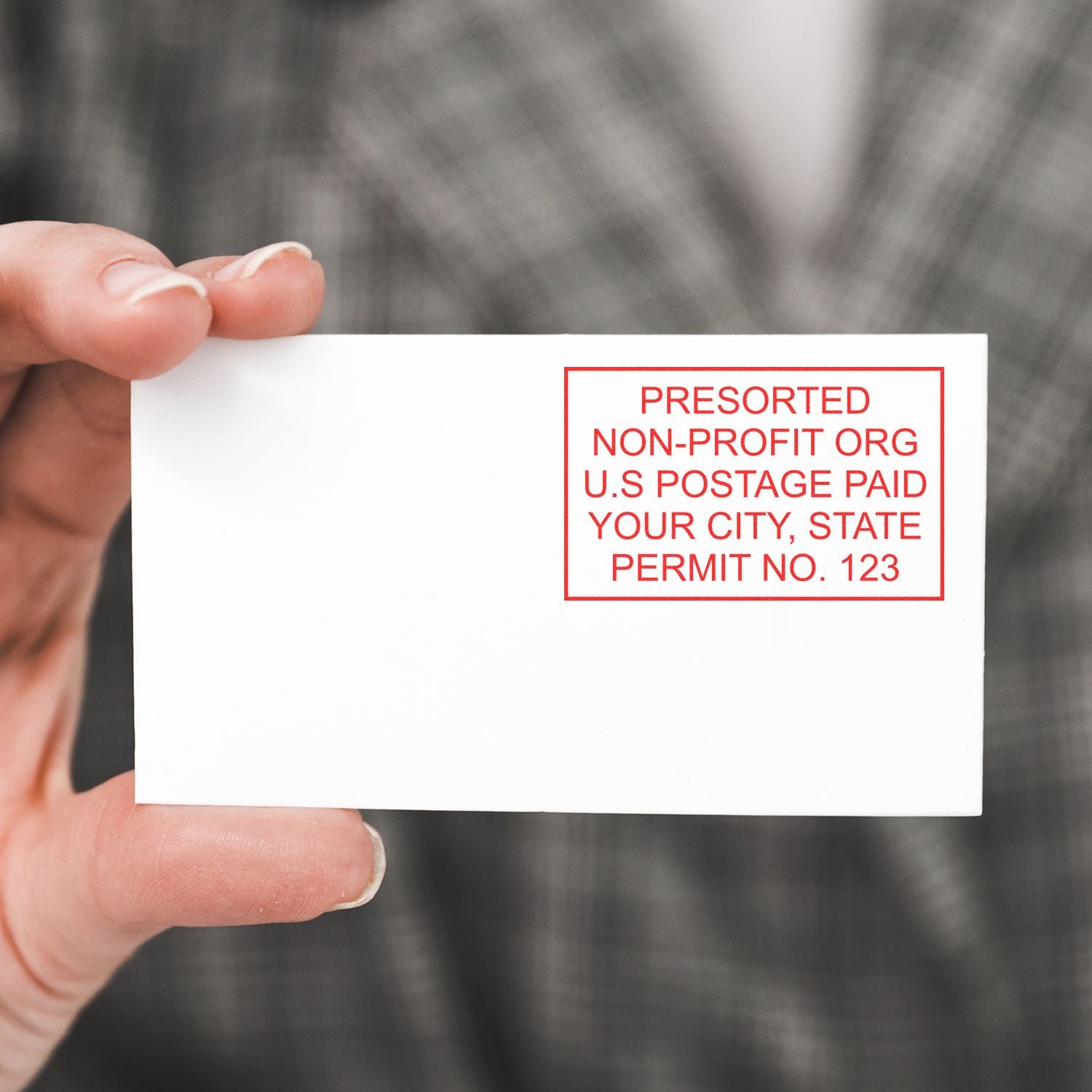 Bulk Rate Mail Hand Stamp Br Reg In Use 4