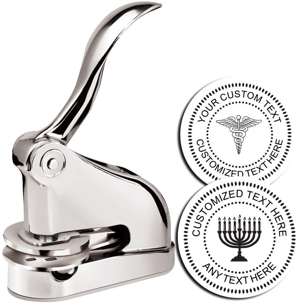 Chrome Gift Desk Gift Library Embosser Main Image