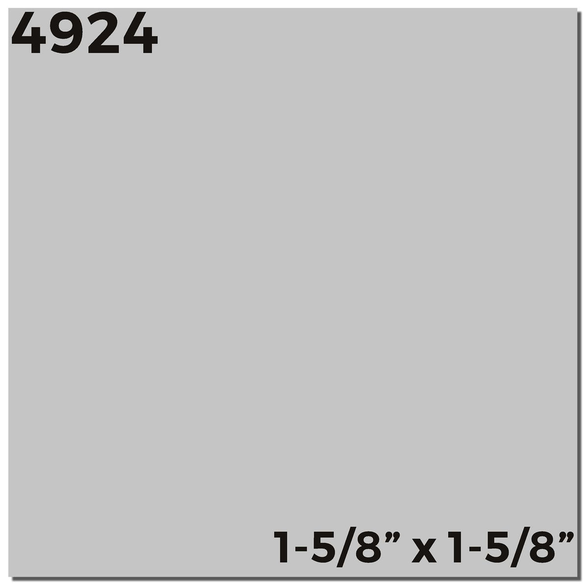 4924 gray 1-5/8" x 1-5/8" square panel or tile sample image