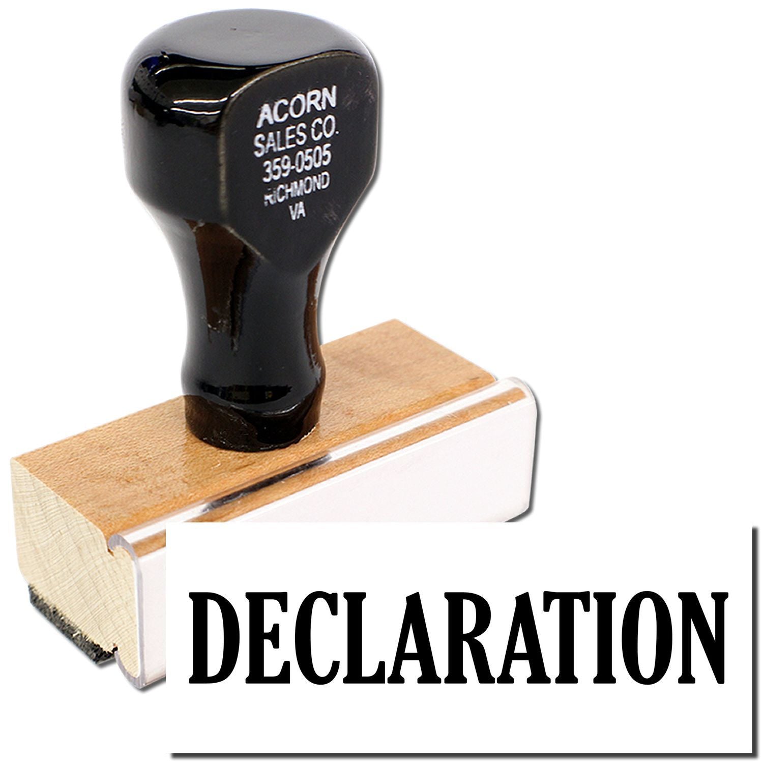 Declaration Rubber Stamp Main Image