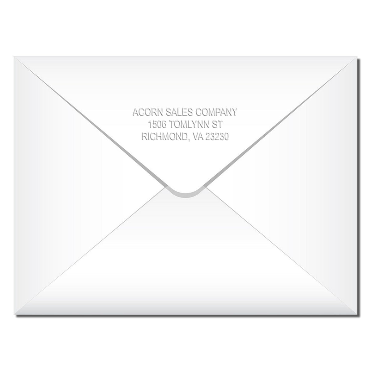White business envelope with Acorn Sales Company address in Richmond, VA 23230.