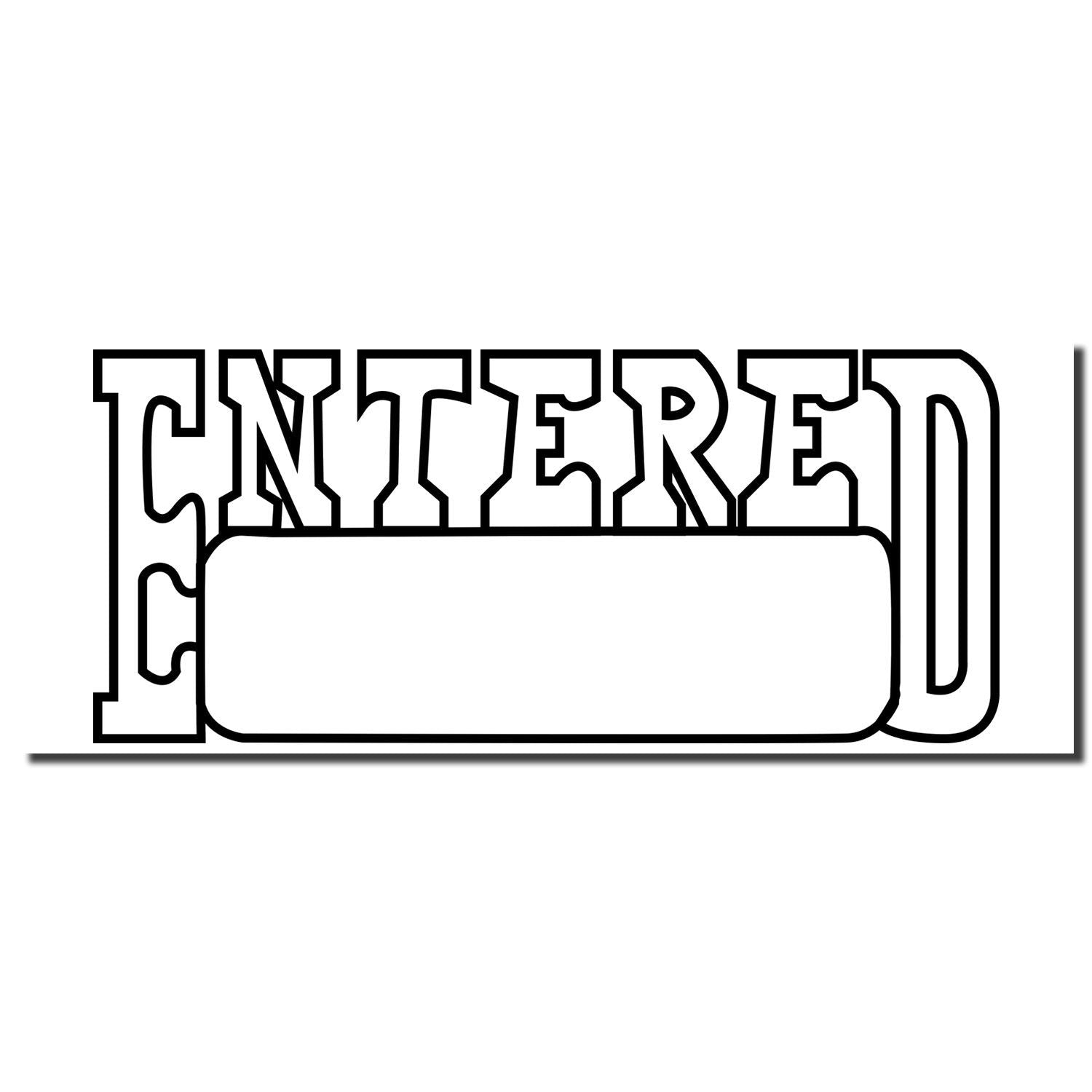 Cypher graffiti-style typography logo with blank banner for custom text and branding