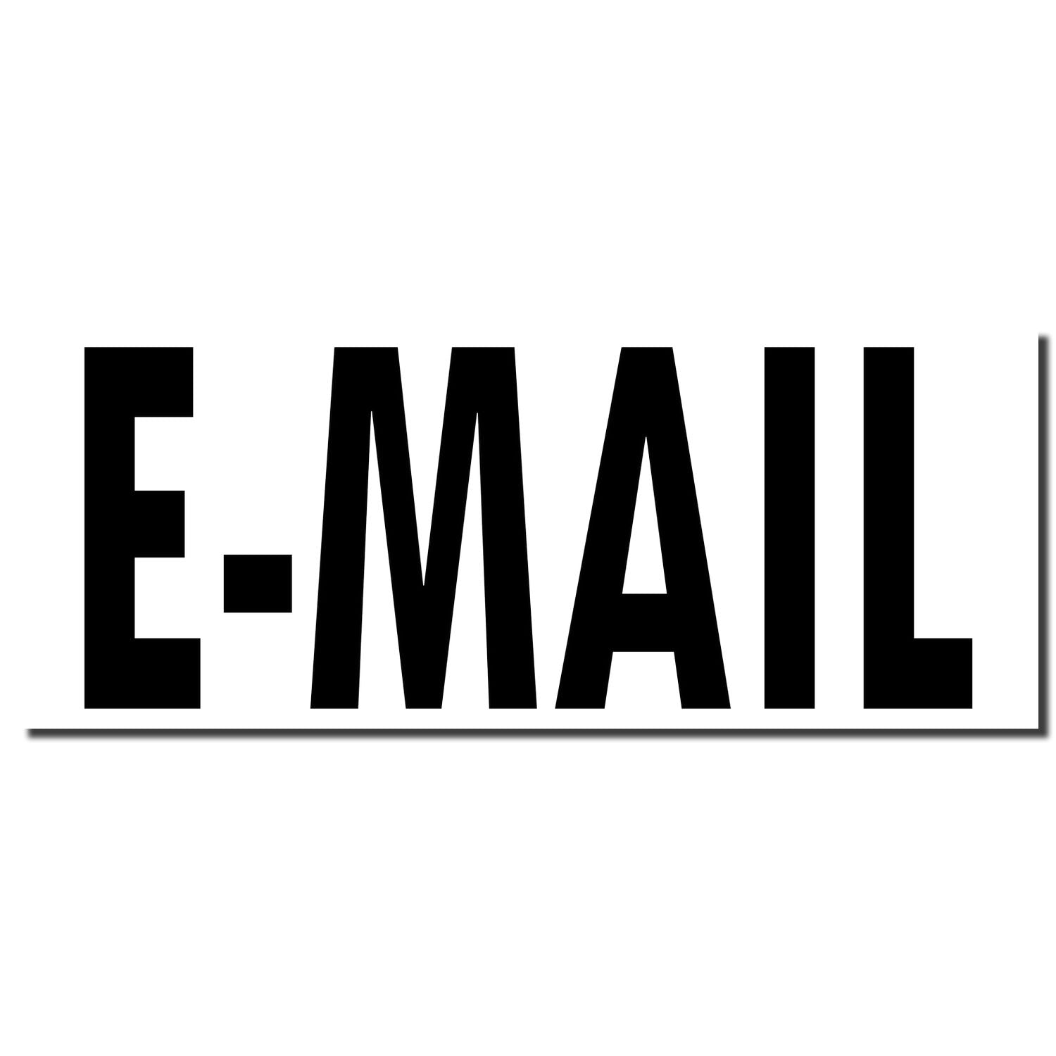 EMAIL contact sign with bold black letters on white background, used for email communication and website marketing contact information.