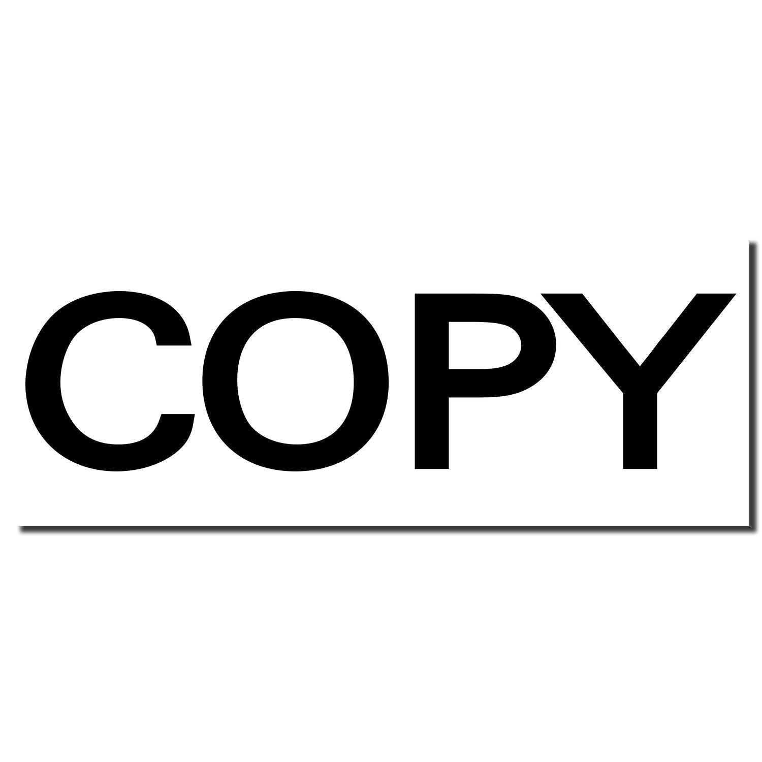 Copy logo text on white background, branding for copy services or document duplication.