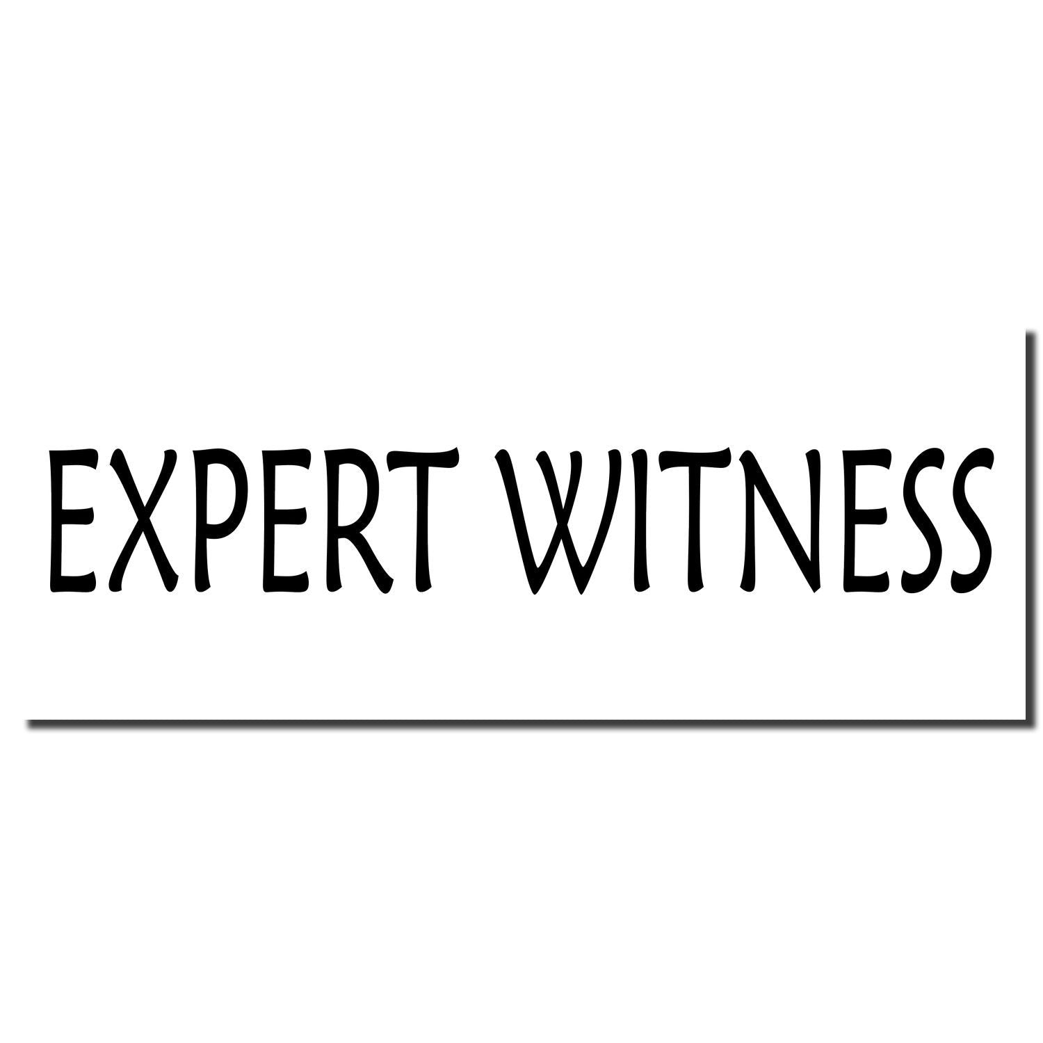 Expert Witness Rubber Stamp