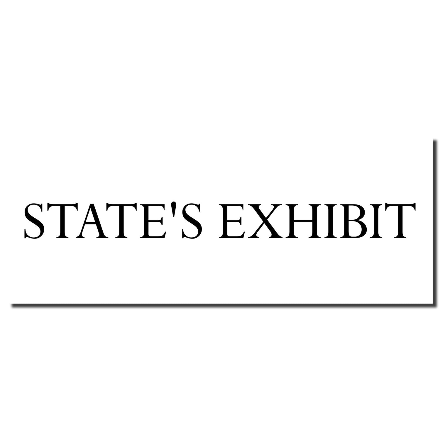 States Exhibit text in bold black serif font on a white background.