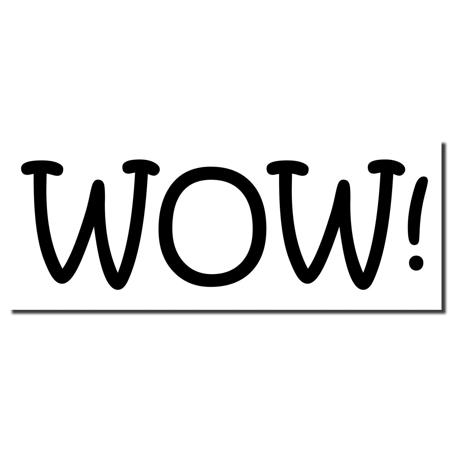 Bold black WOW! text on a white background, expressing surprise and excitement.