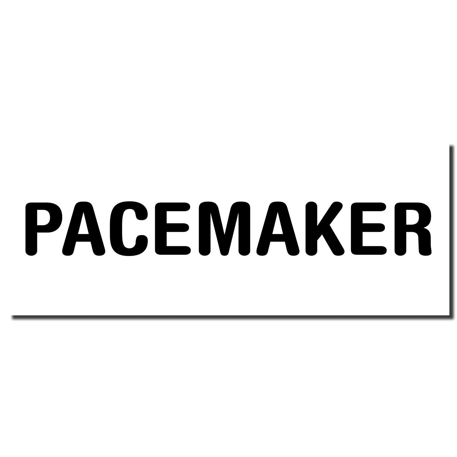 PACEMAKER brand logo with bold black text on white background, identifying the pacemaker product.
