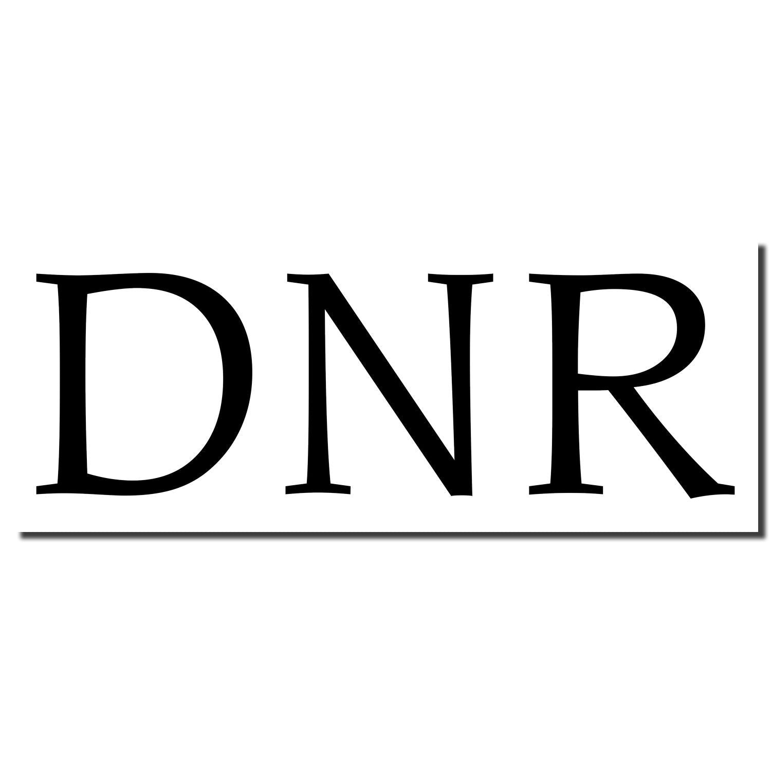 DNIR brand text logo in bold black letters on white background for DNIR identification.