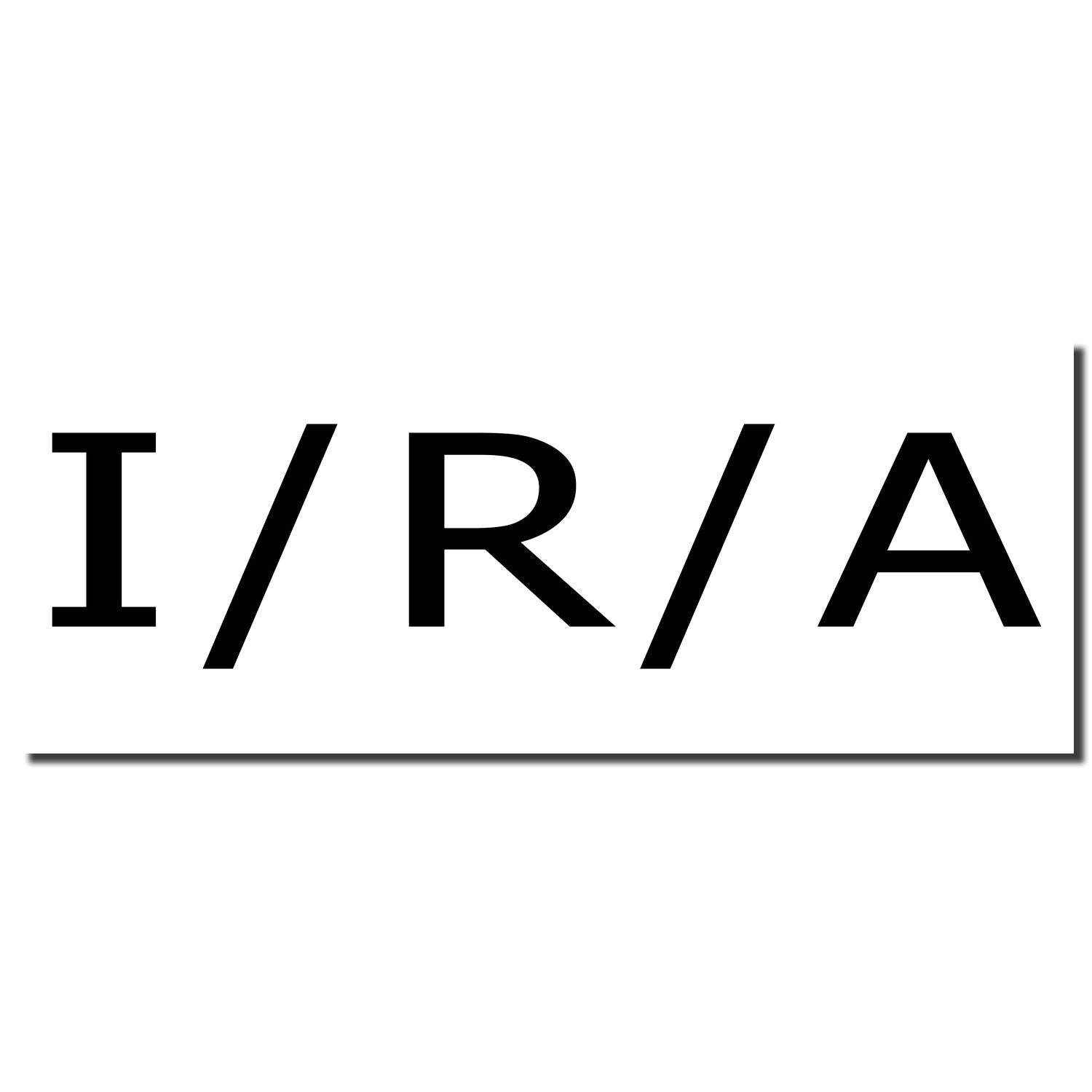 IRYA logo in bold black letters on white background, brand identification for apparel and marketing materials