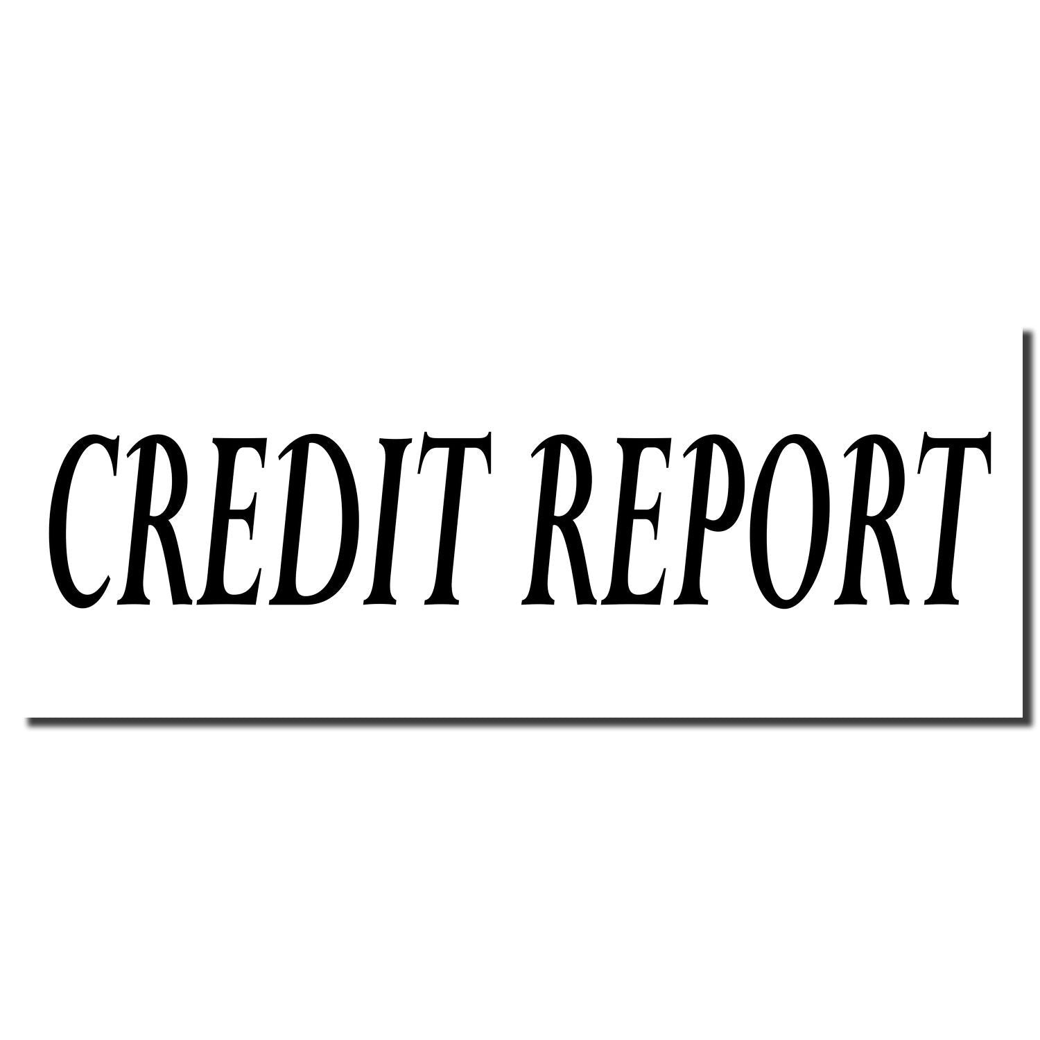 CREDIT REPORT wordmark logo for accessing and checking your credit report details online.