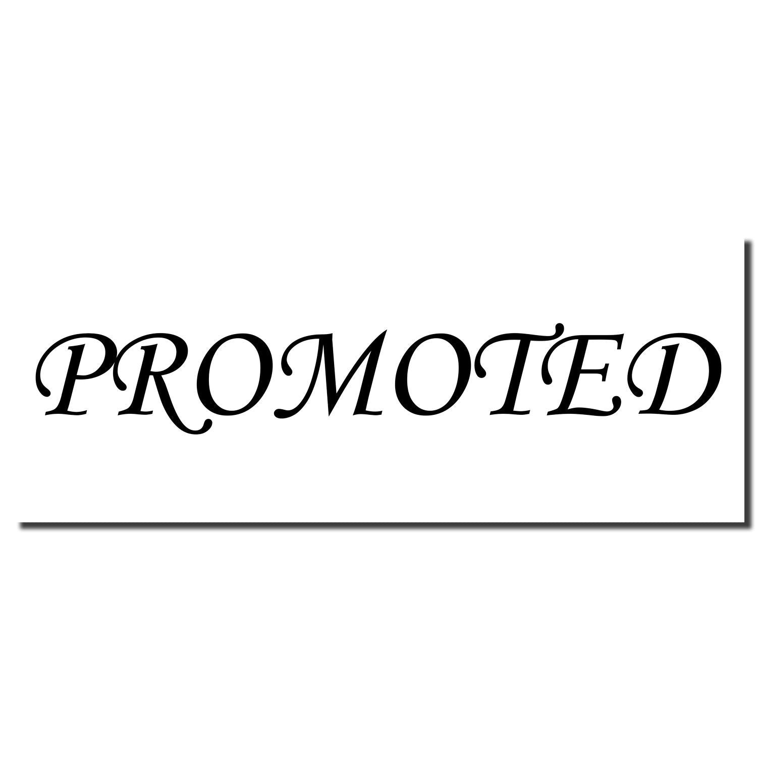 Promoted logo text in bold stylized lettering, marking a promoted product or post for marketing.