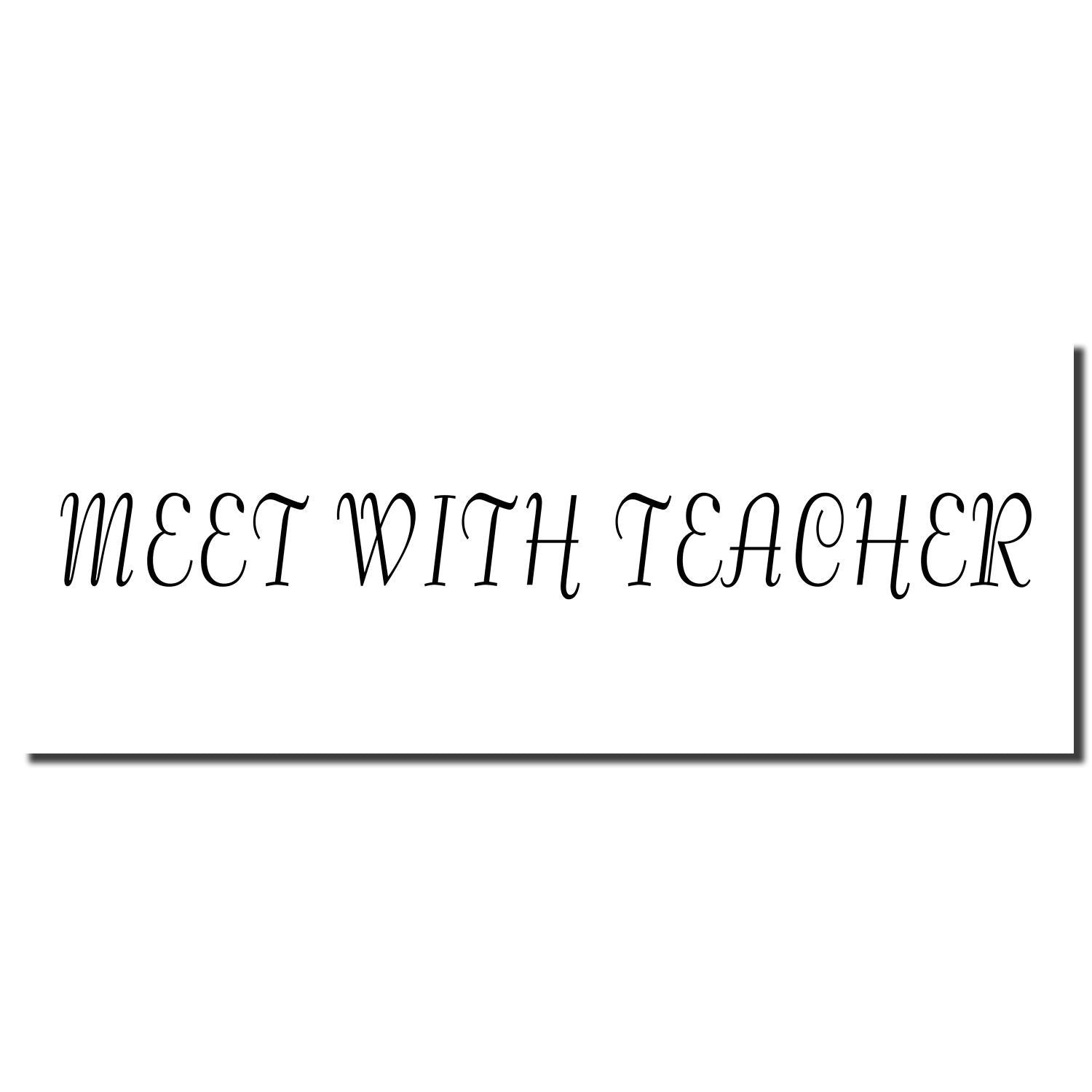 NEET With Teacher typography banner with stylized text on white background for medical entrance coaching marketing and study motivation.