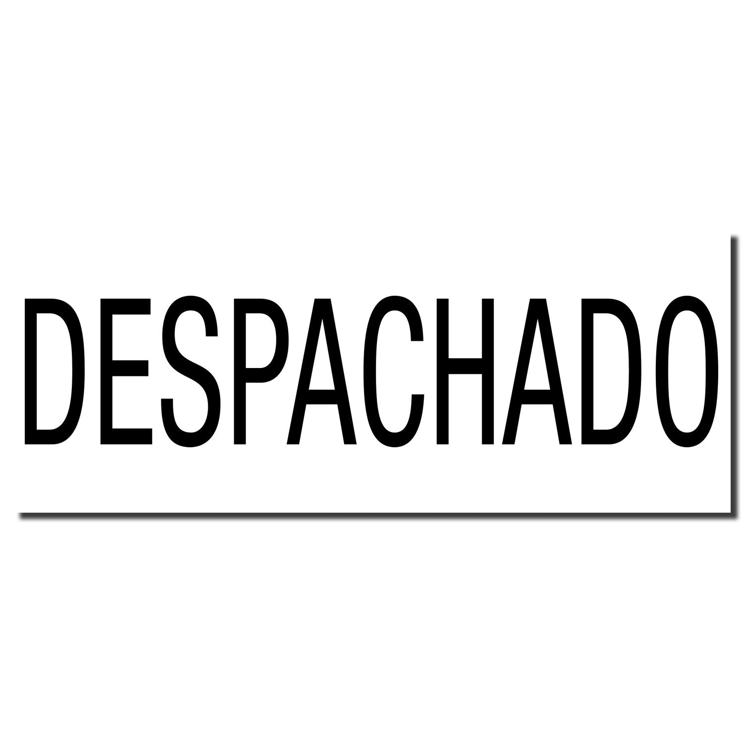 DESPACHADO shipping status label in bold black text, indicating orders have been dispatched and are on the way.