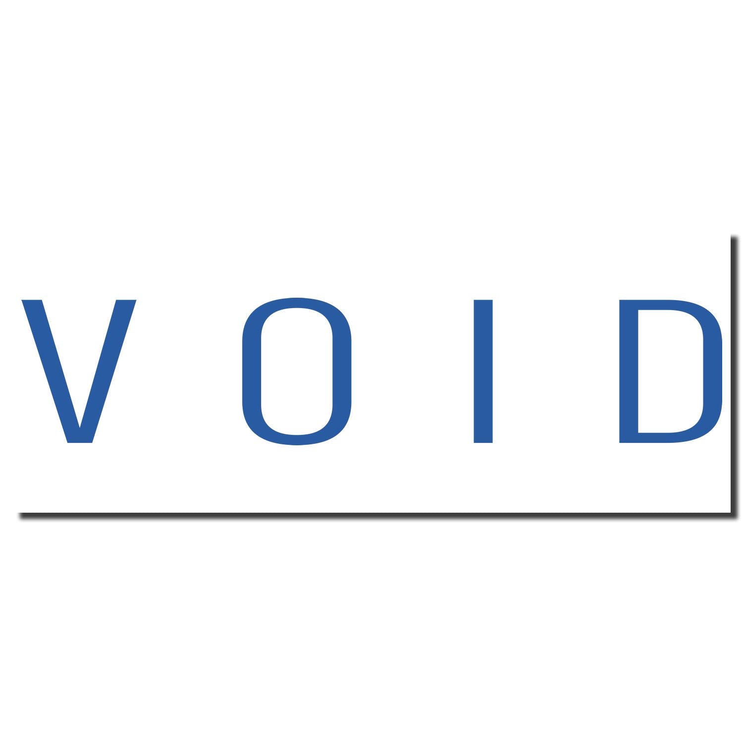 VOID wordmark with large blue letters V O I D on a white background, representing the VOID brand/logo.