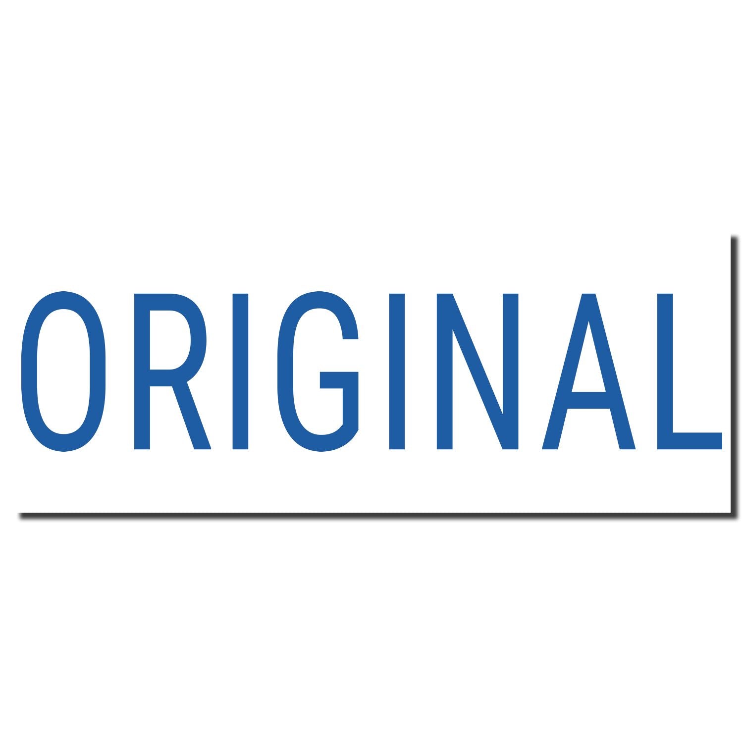 ORIGINAL brand logo in blue lettering on white background, highlighting original products and authenticity.