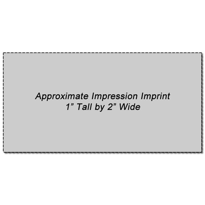 N12 Custom Xstamper 1 x 2 Imprint Sample