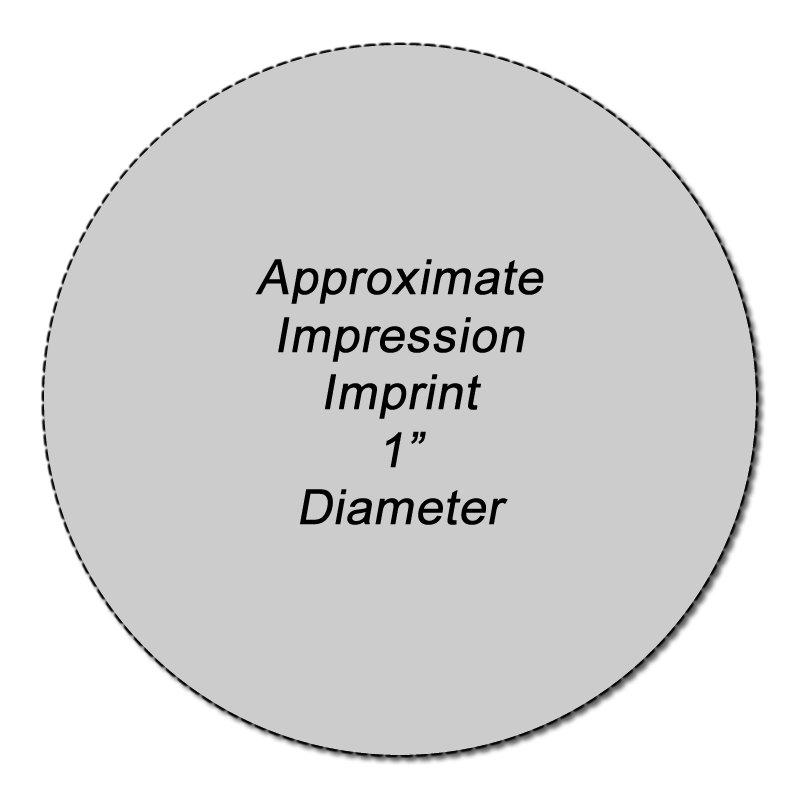N51 Custom Xstamper 1 Diameter Imprint Sample