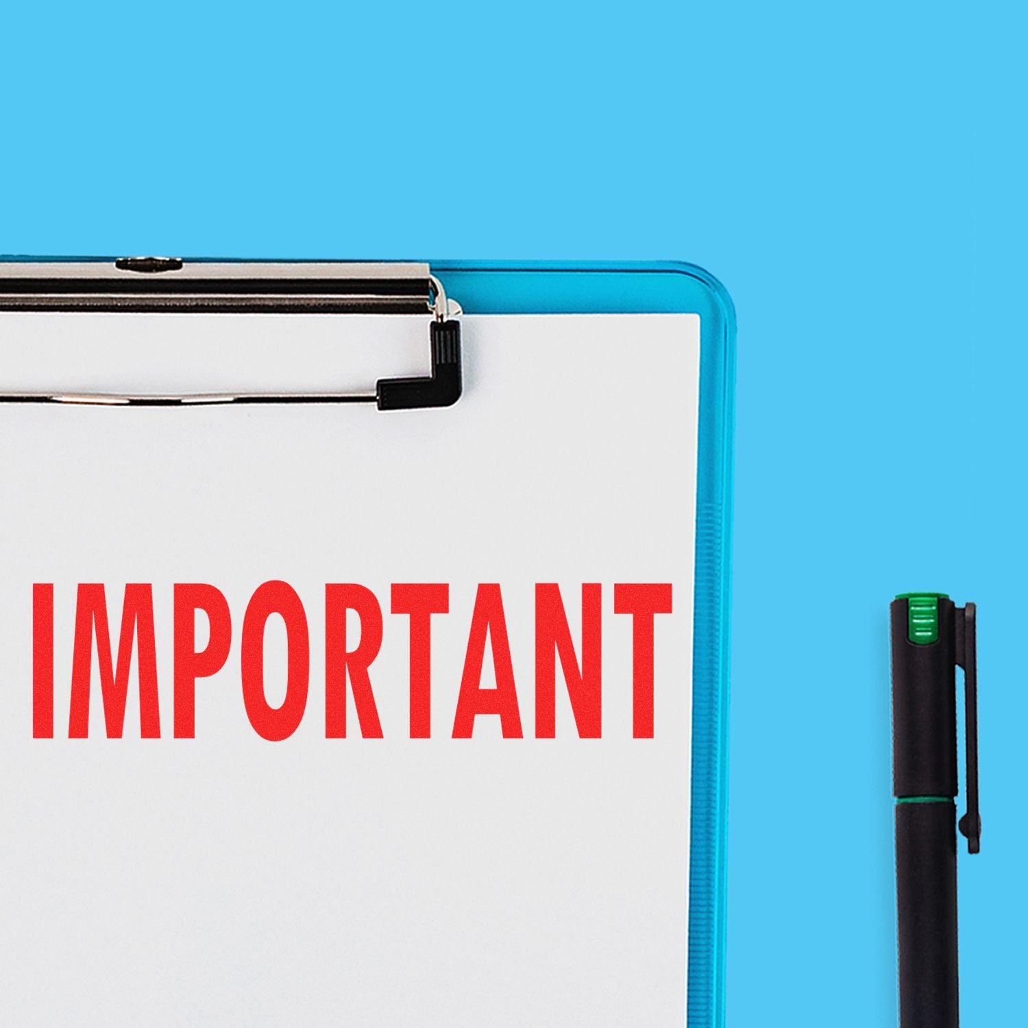 Close-up of an IMPORTANT planner page with a pen, emphasizing priority tasks and reminders.