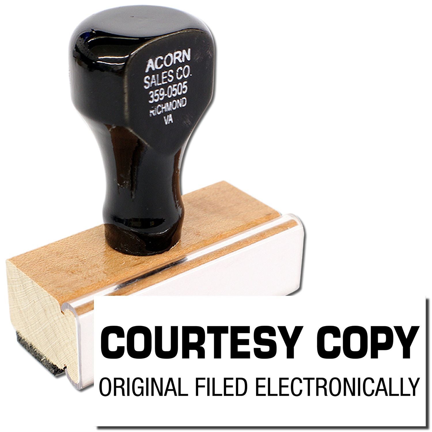 Large Courtesy Copy Original Filed Electronically Rubber Stamp