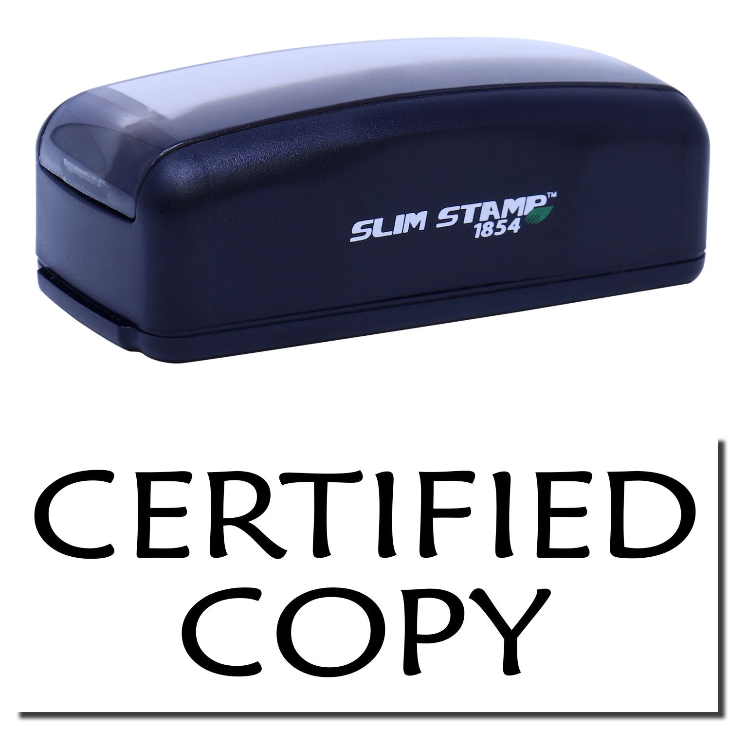 Large Pre Inked Certified Copy Stamp